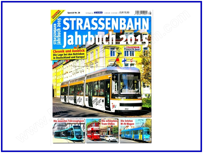 GeraNova 45259, EAN 2000008503907: Straßenbahn Jahrbuch 2015