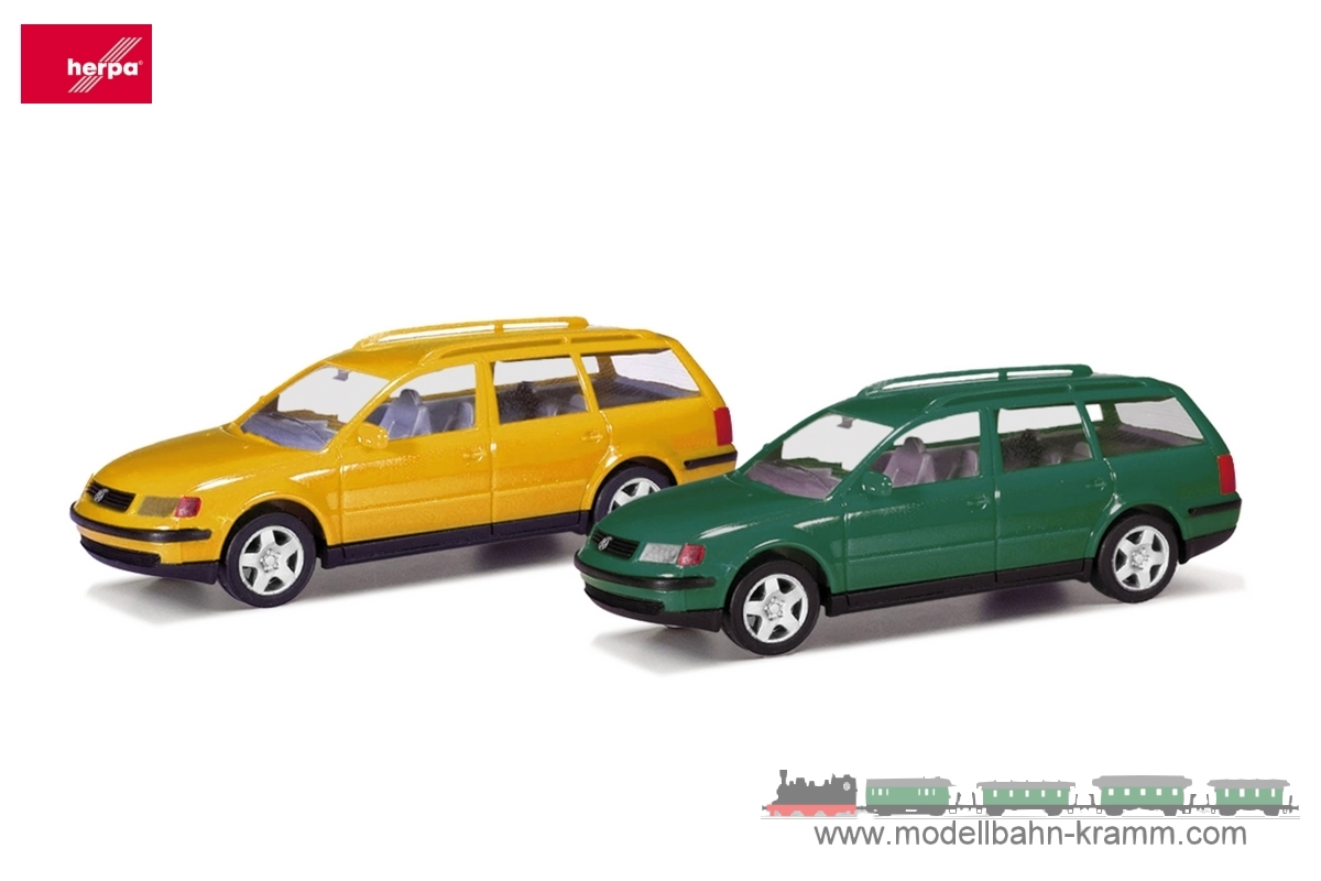 Herpa 012249-007, EAN 2000075618375: Minikit VW Passat Variant B5 (2 Stück)