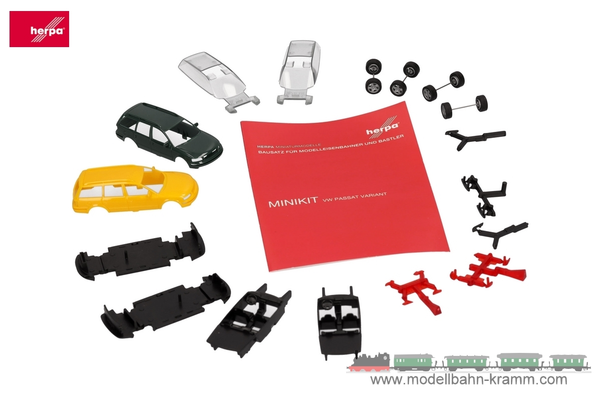 Herpa 012249-007, EAN 4013150353588: Minikit VW Passat Variant B5 (2 Stück)
