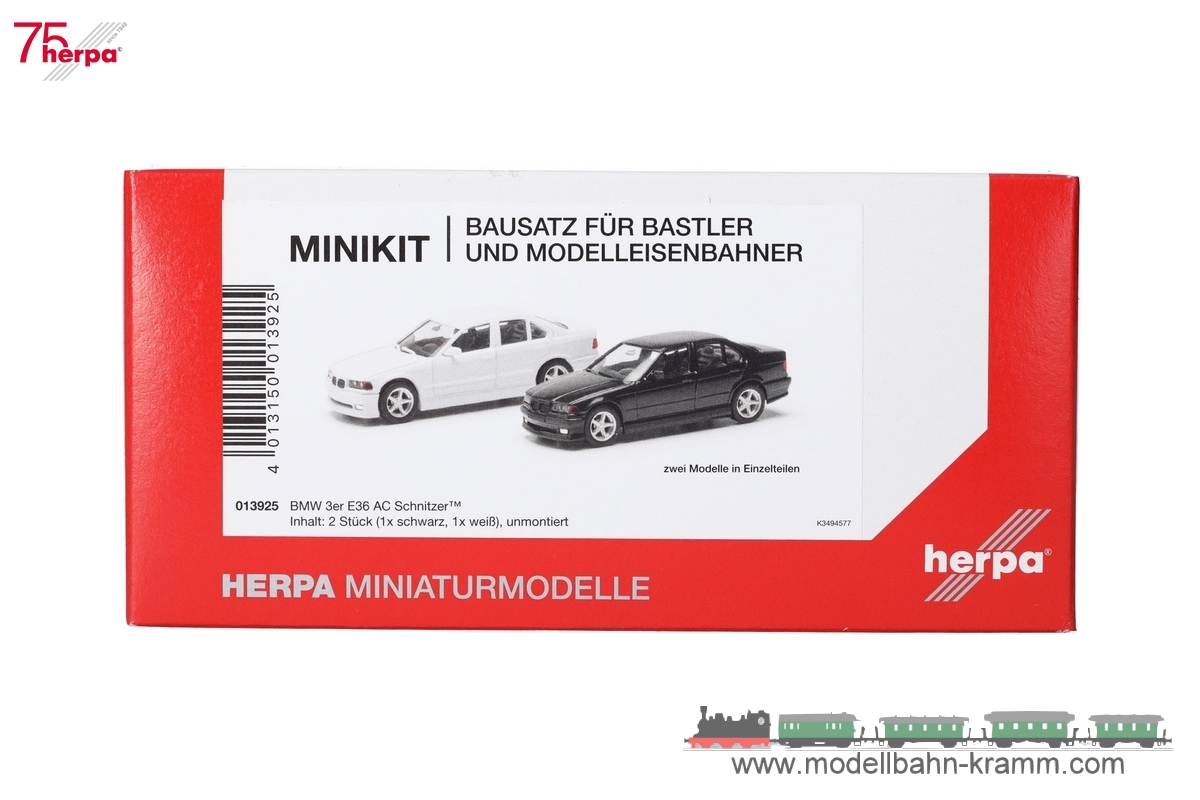 Herpa 013925, EAN 4013150013925: Minikit BMW 3er E36 AC Schnitzer (2 Stück)