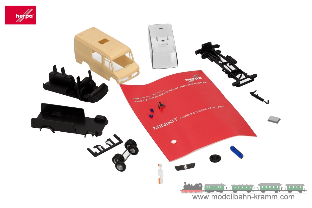 Herpa 013949, EAN 4013150013949: Minikit Mercedes-Benz Vario RTW (1 Stück)