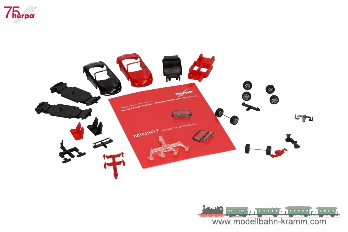 Herpa 013963, EAN 2000075618436: Minikit Porsche Boxster S (2 Stück)