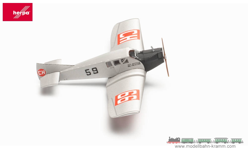 Herpa 019408, EAN 4013150019408: 1:87 Ad Astra Aero Junkers F13 – CH-59