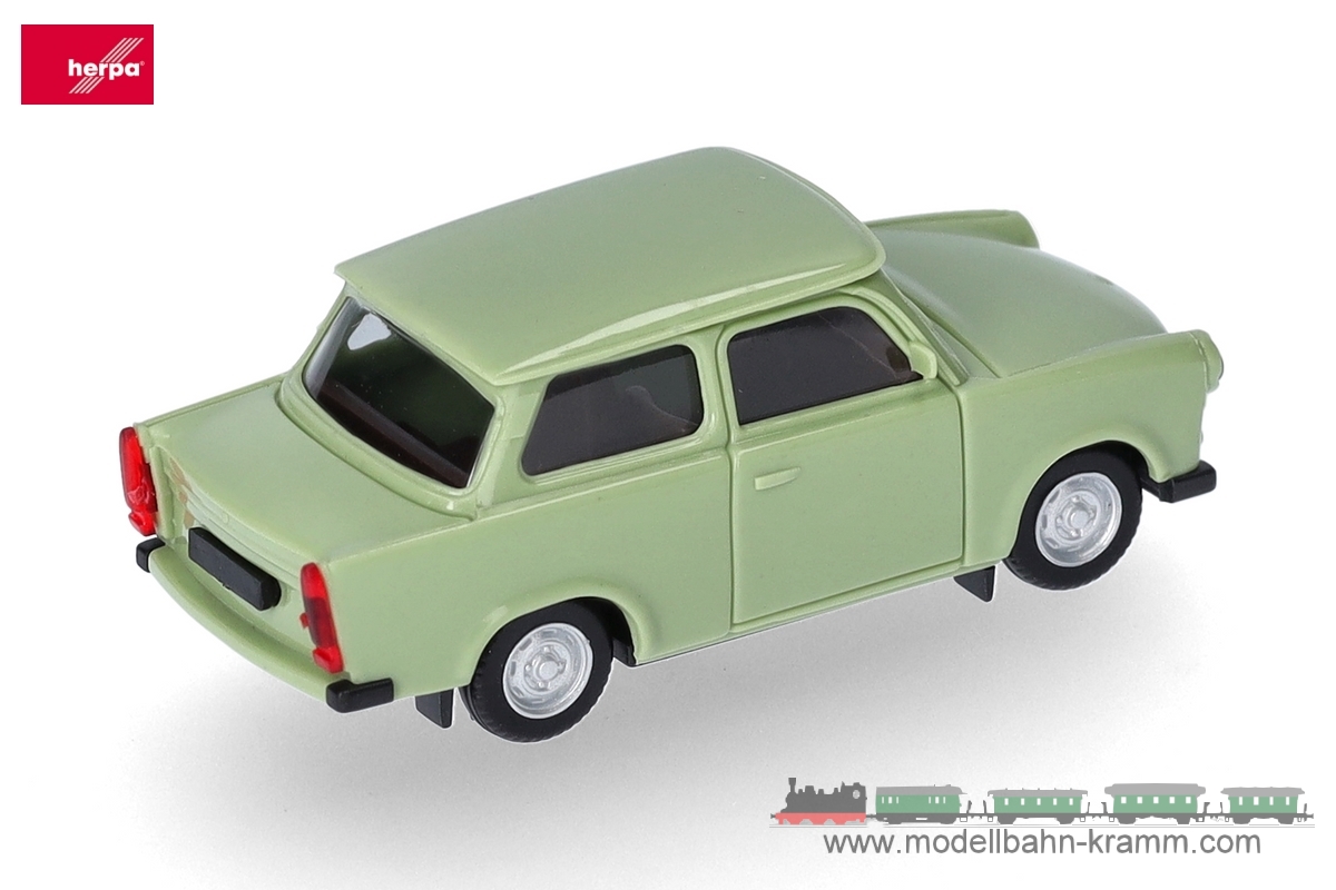 Herpa 020763-006, EAN 4013150353502: Trabant 601 Limousine, riogrün