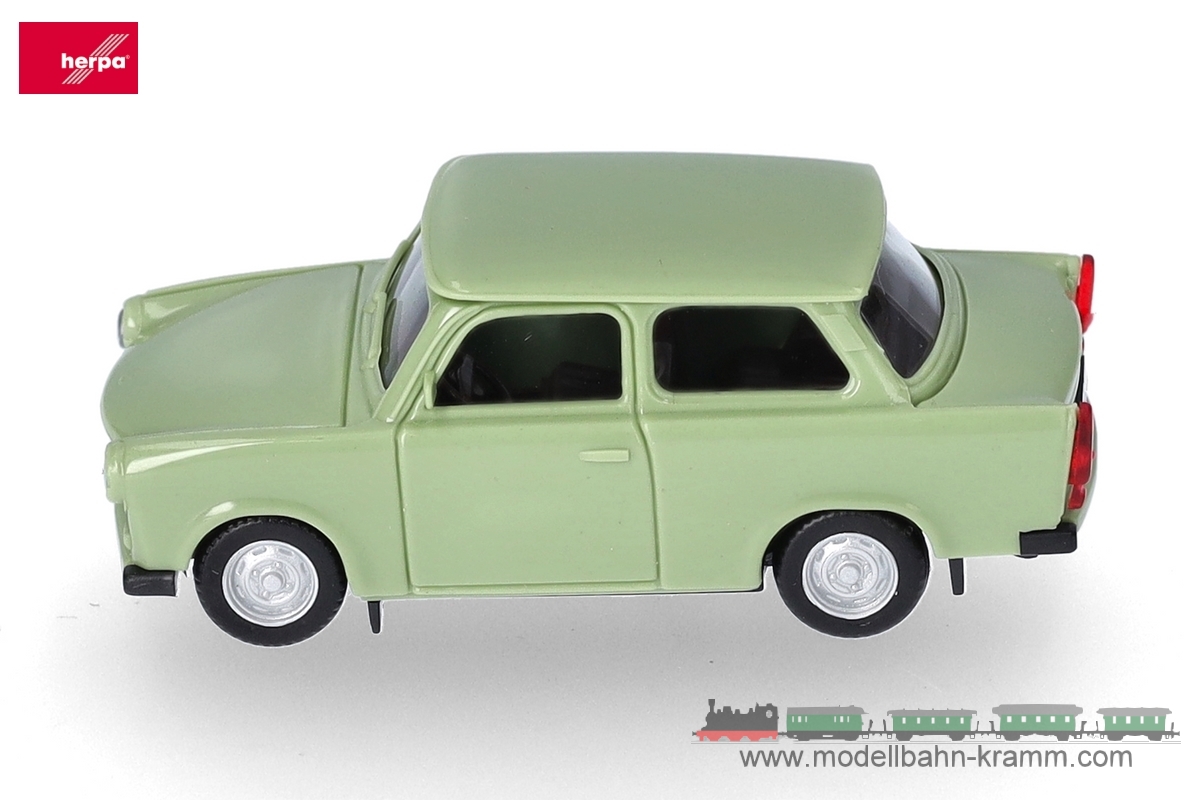 Herpa 020763-006, EAN 4013150353502: Trabant 601 Limousine, riogrün