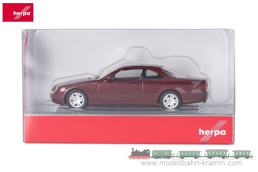 Herpa 032889-002, EAN 4013150354950: MB CL Coupe itanitrot met.