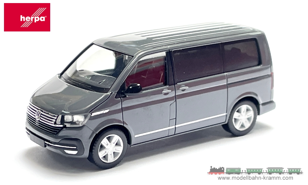 Herpa 096782, EAN 4013150096782: 1:87 VW T 6.1 Caravelle, pure grey