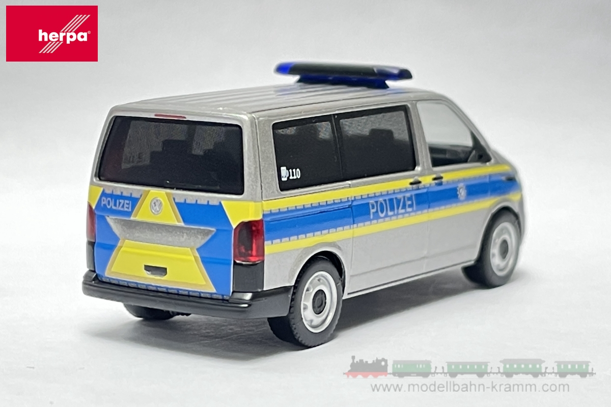 Herpa 096812, EAN 4013150096812: 1:87 VW T 6.1 Bus Polizei München