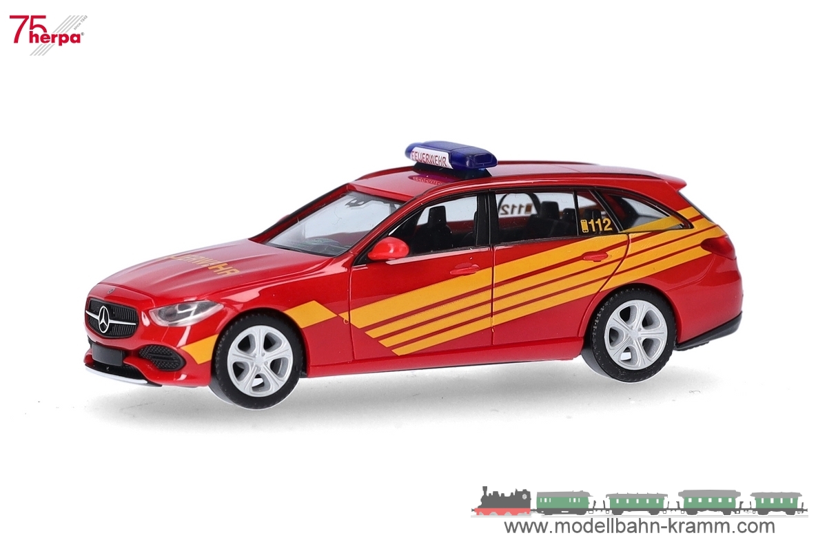 Herpa 097833, EAN 4013150097833: 1:87 Mercedes-Benz C-Klasse T-Modell Kdow Feuerwehr