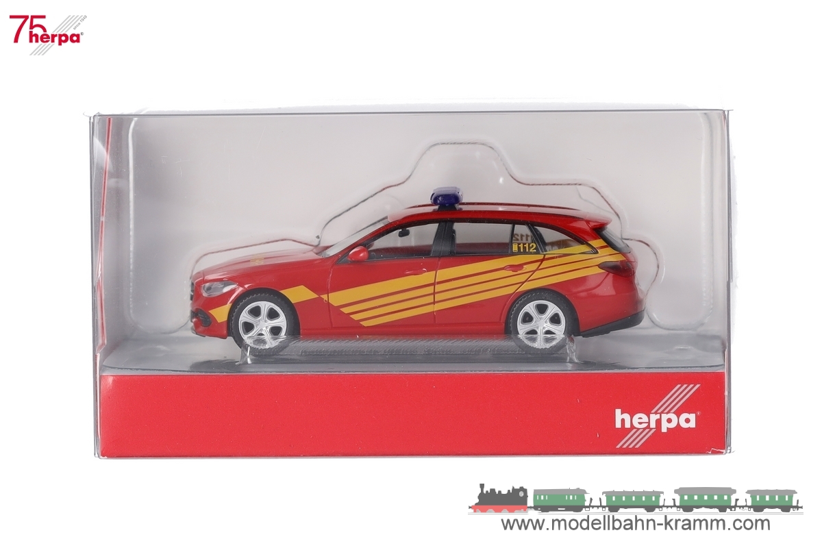 Herpa 097833, EAN 4013150097833: 1:87 Mercedes-Benz C-Klasse T-Modell Kdow Feuerwehr