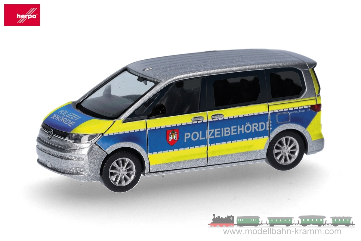 Herpa 098625, EAN 4013150098625: VW Multivan Polizeibehörde