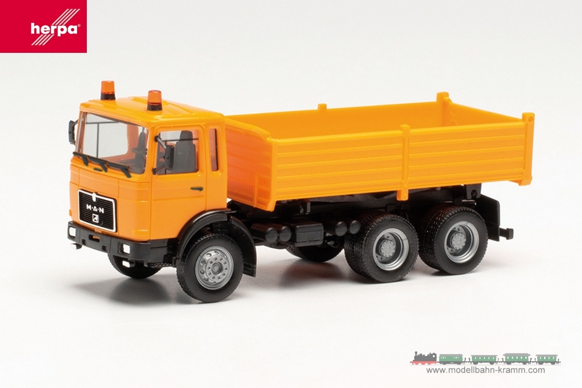 Herpa 314985, EAN 4013150314985: 1:87 MAN Baukipper-LKW „kommunal“