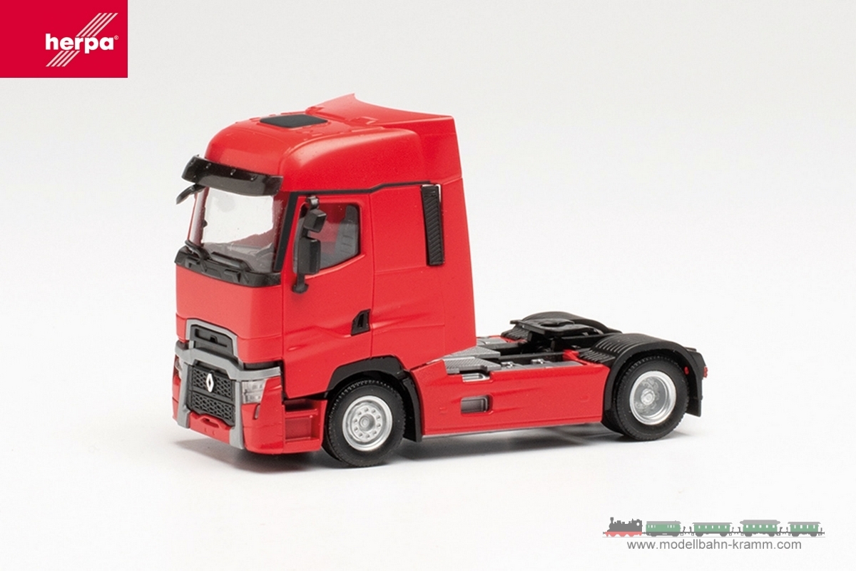 Herpa 315098, EAN 4013150315098: 1:87 Renault T facelift Zugmaschine, rot