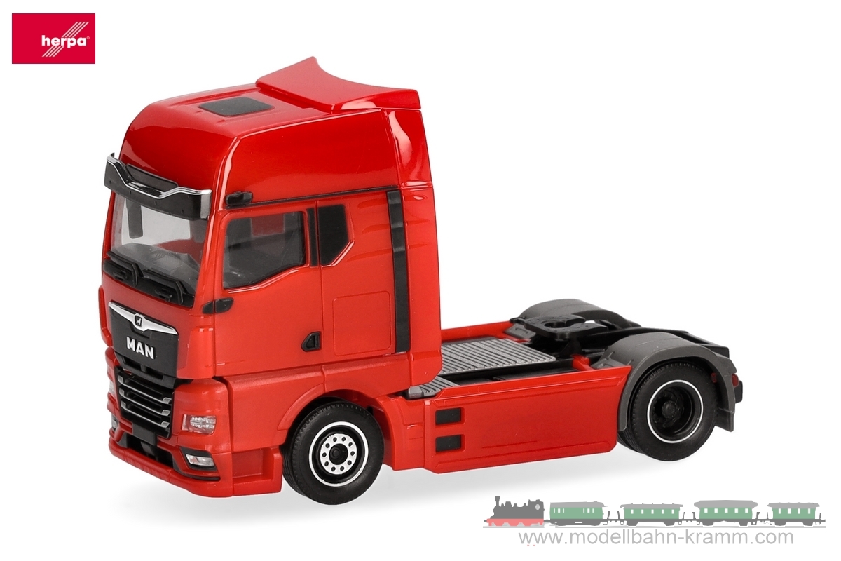 Herpa 319751, EAN 4013150319751: MAN eTGX GX Zgm 2-achs, rot