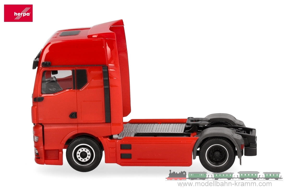 Herpa 319751, EAN 4013150319751: MAN eTGX GX Zgm 2-achs, rot