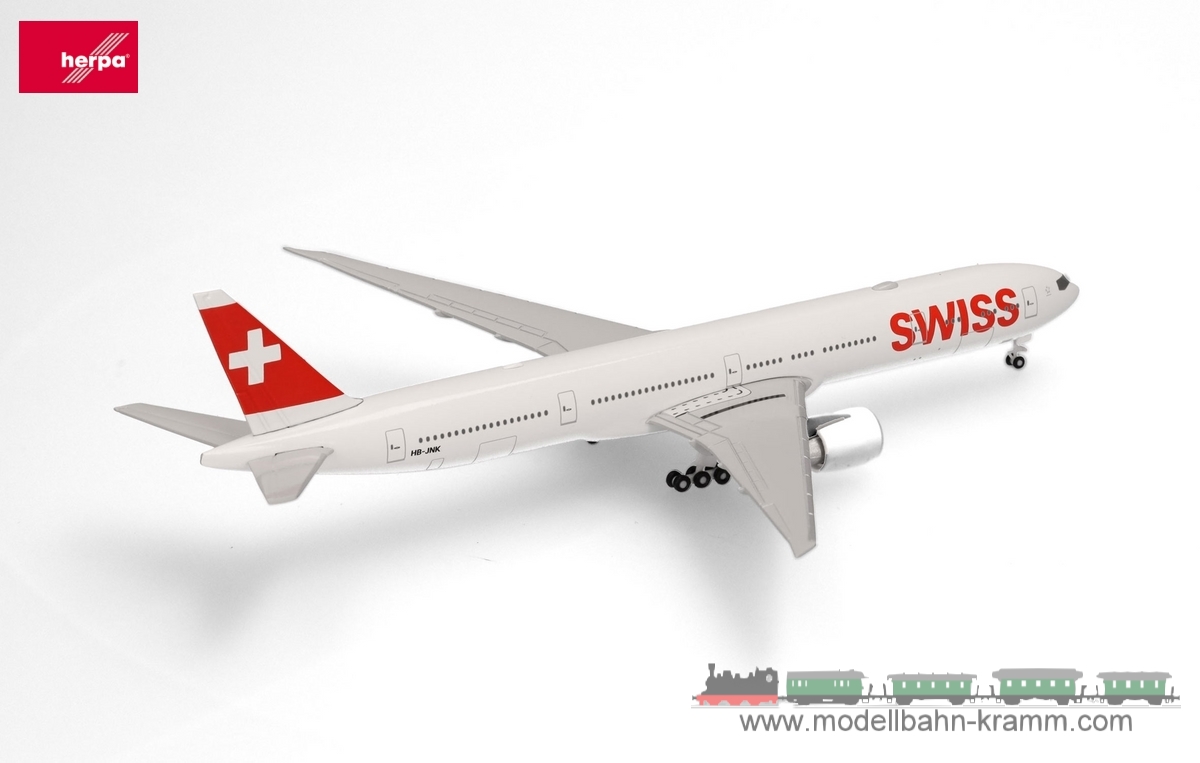 Herpa 529136-003, EAN 2000075619174: Swiss International Air Lines Boeing 777-300ER