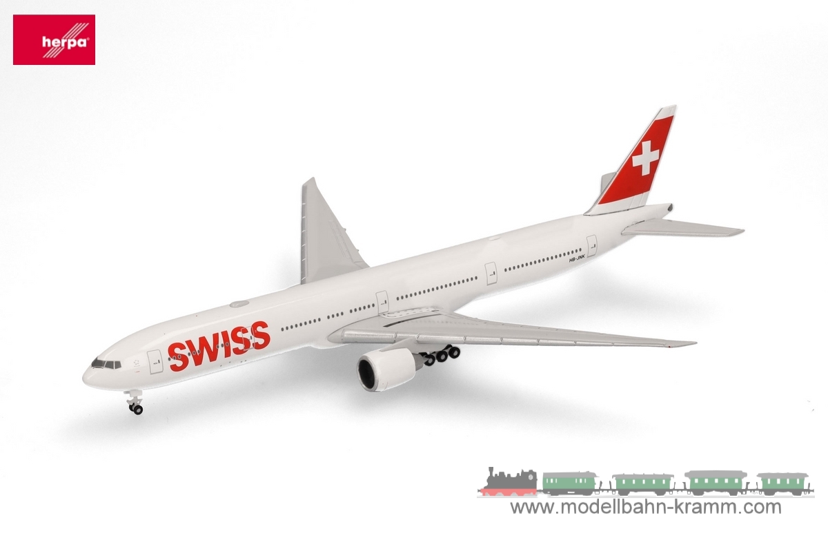 Herpa 529136-003, EAN 2000075619174: Swiss International Air Lines Boeing 777-300ER