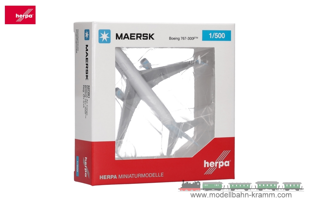 Herpa 537261, EAN 2000075619211: Maersk Air Cargo Boeing 767-300F