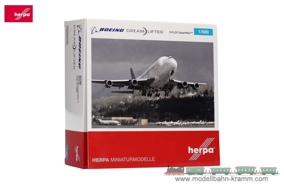 Herpa 537360, EAN 2000075619235: Boeing 747LCF Dreamlifter