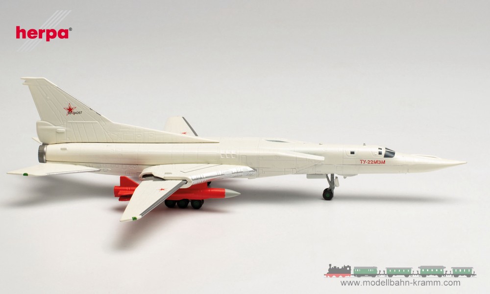 Herpa 572149, EAN 4013150572149: Tupolev TU-22M3M “Backfire” - M3M prototype – RF-94267