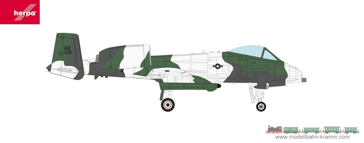 Herpa 572347, EAN 4013150572347: 1:200 U.S. Air Force Fairchild A-10A Thunderbolt II