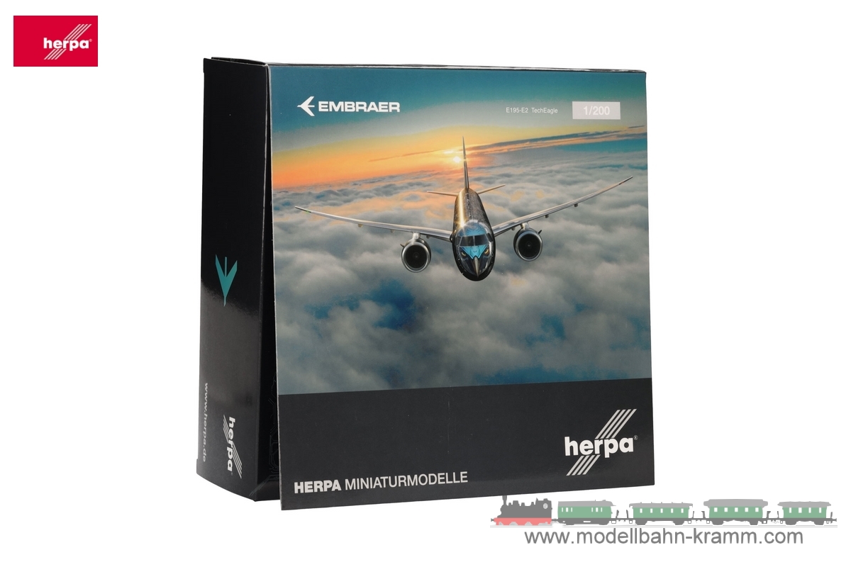 Herpa 572989, EAN 2000075619563: Embraer E195-E2 Tech Eagle