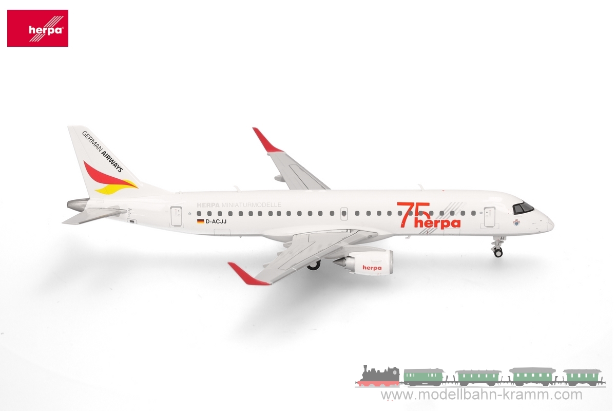 Herpa 573221, EAN 4013150573221: E190 German Airways Herpa 75