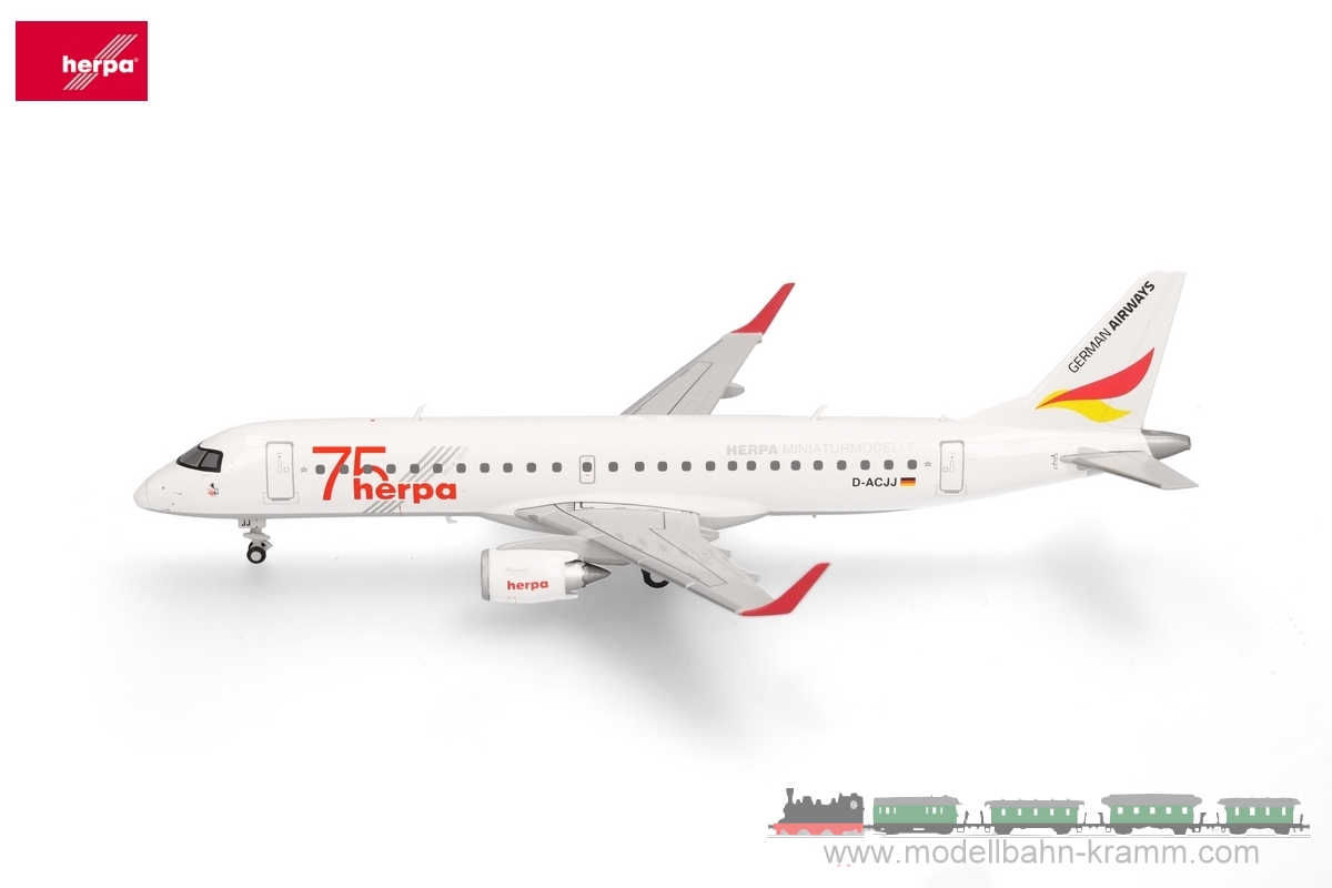 Herpa 573221, EAN 4013150573221: E190 German Airways Herpa 75