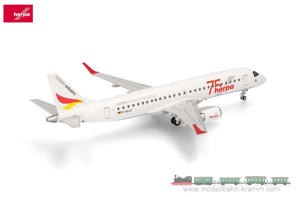 Herpa 573221, EAN 4013150573221: E190 German Airways Herpa 75