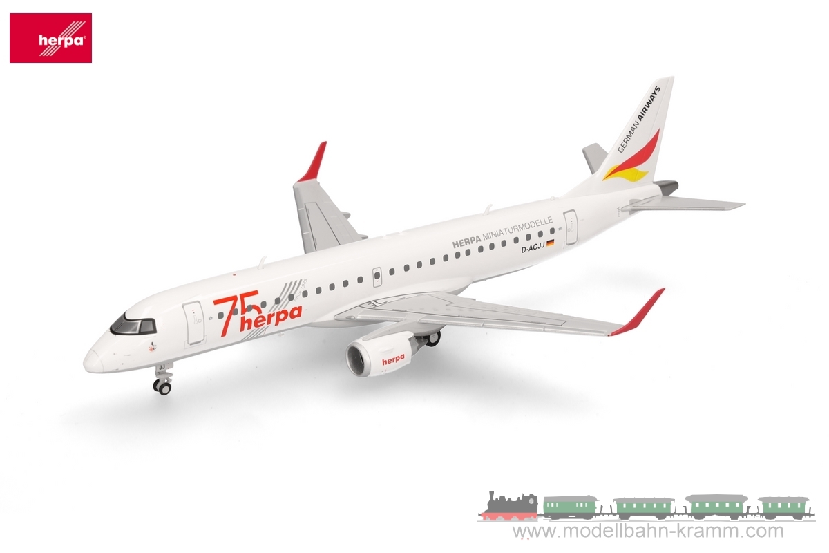 Herpa 573221, EAN 4013150573221: E190 German Airways Herpa 75