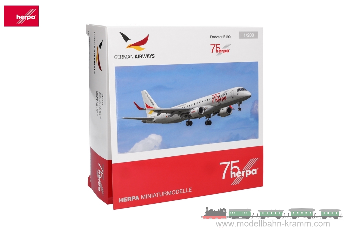 Herpa 573221, EAN 4013150573221: E190 German Airways Herpa 75