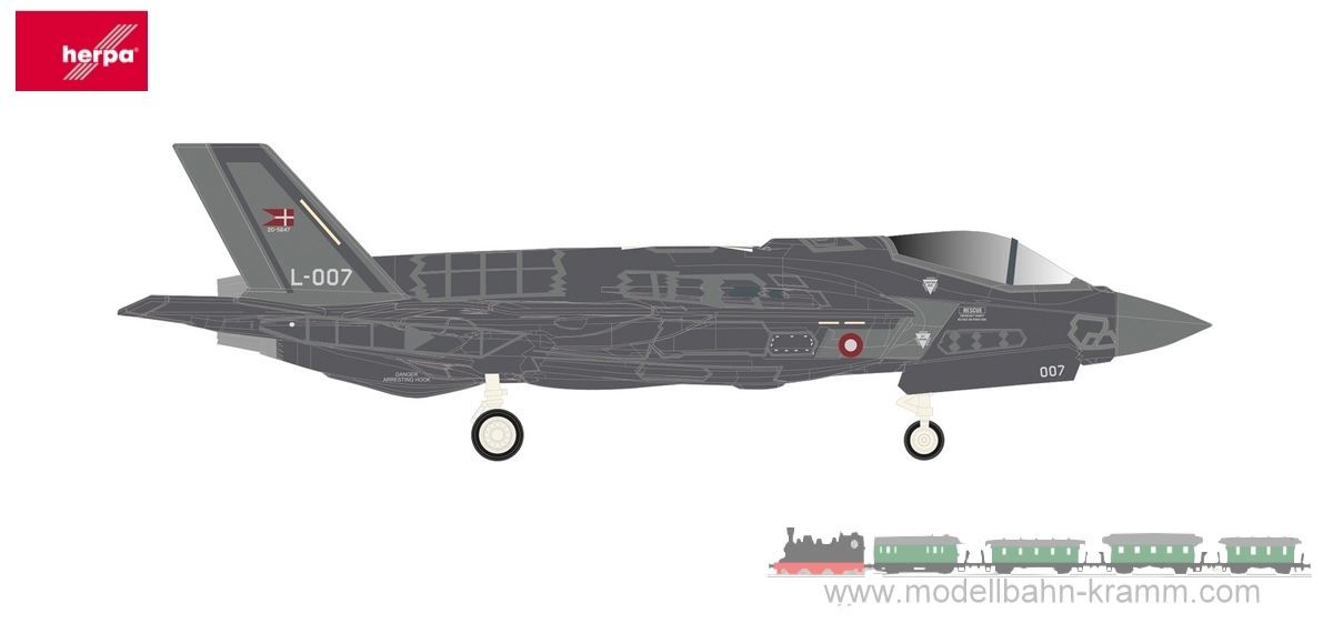 Herpa 573603, EAN 4013150573603: F-35A Danish AF Esk 727
