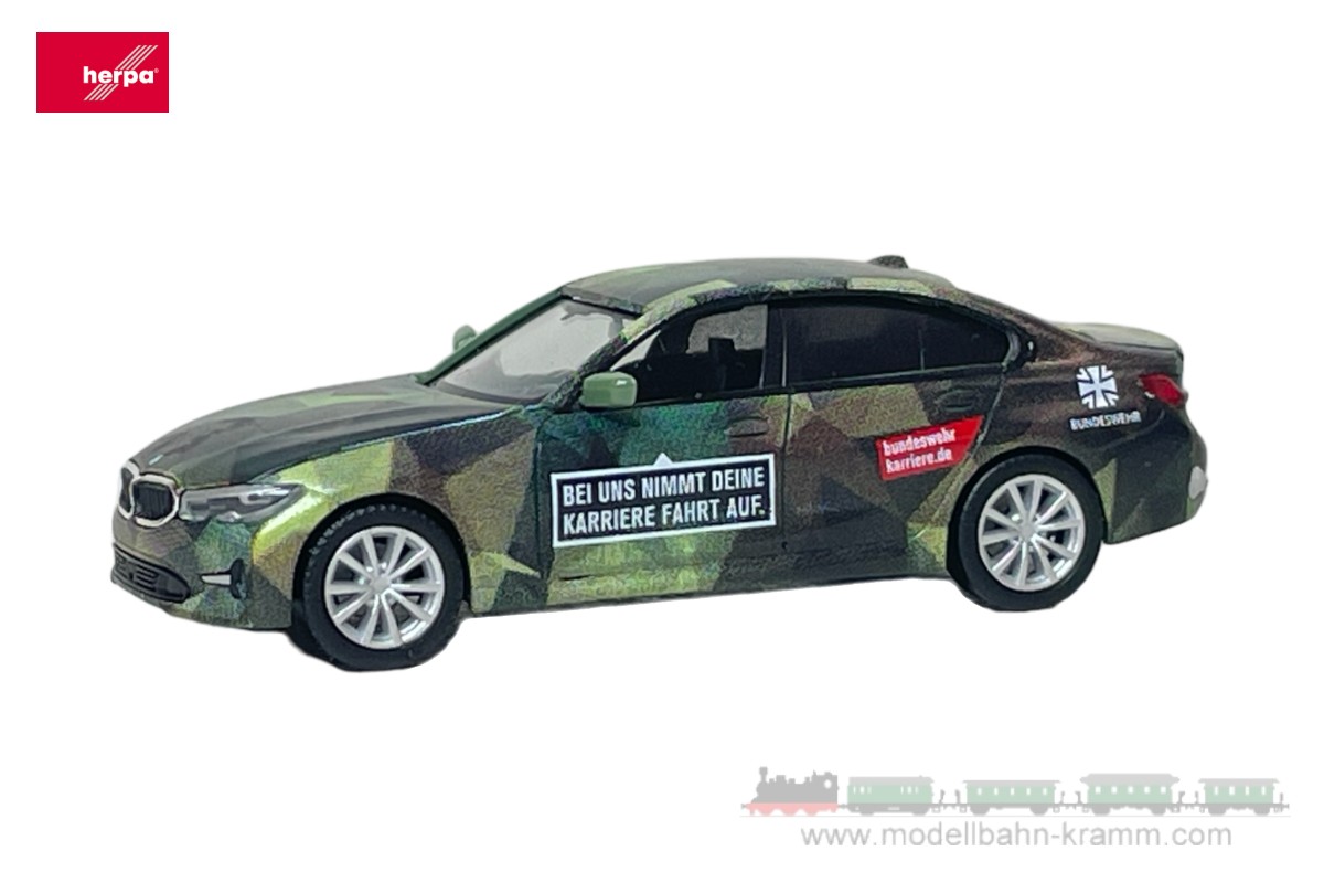 Herpa 746885, EAN 4013150746885: 1:87 BMW 3er Limousine „Bundeswehr Personal“