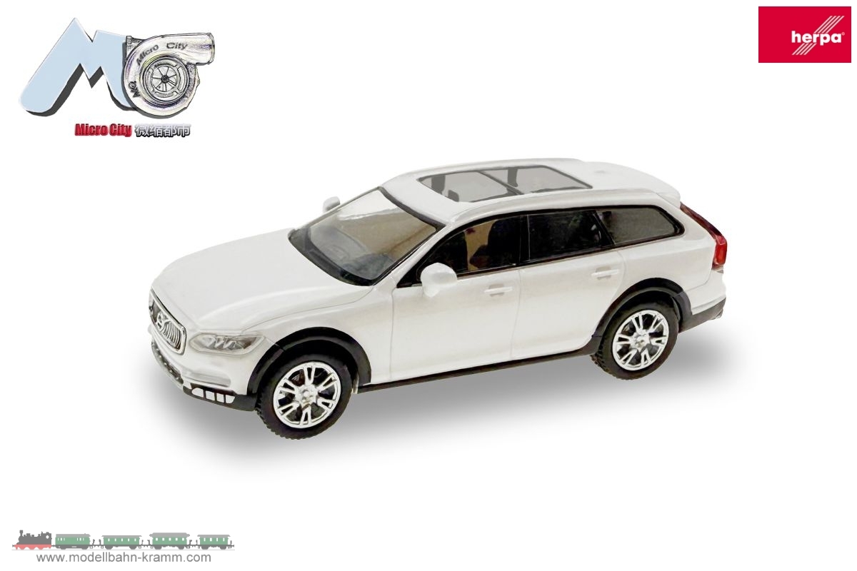 Herpa 87MC000020, EAN 6978282110257: Volvo V90, weiß (ab 2017)