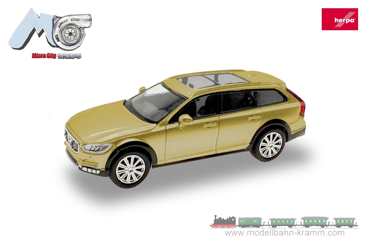 Herpa 87MC000021, EAN 6978282110240: Volvo V90, gold (ab 2017)