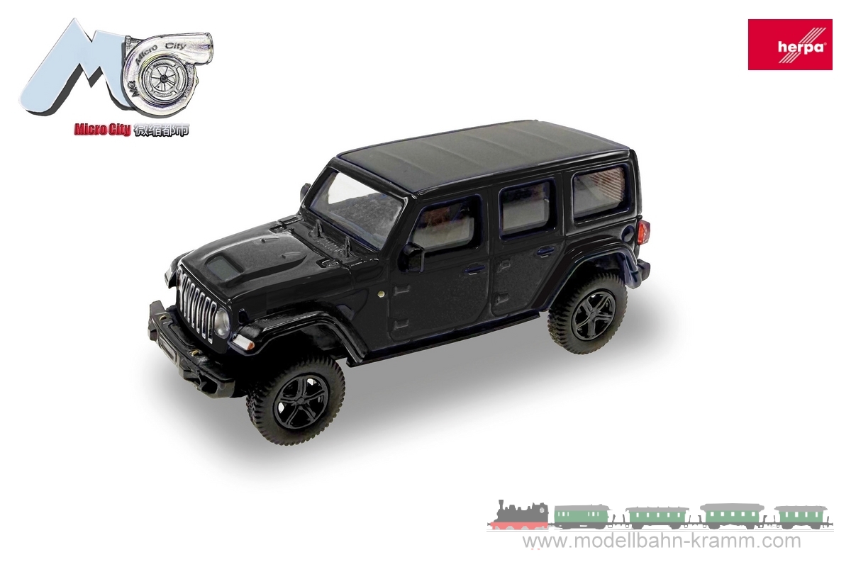 Herpa 87MC000028, EAN 6978282110295: Jeep Wrangler schwarz ab 2017