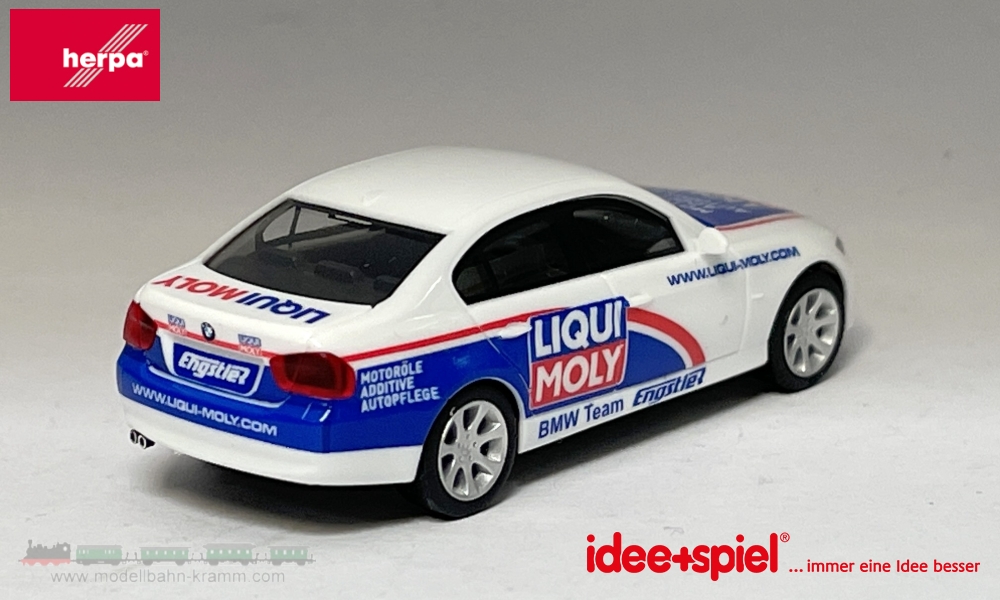 Herpa 950091, EAN 4013150950091: H0/1:87 BMW 3er E90 Limousine Liqui Moly