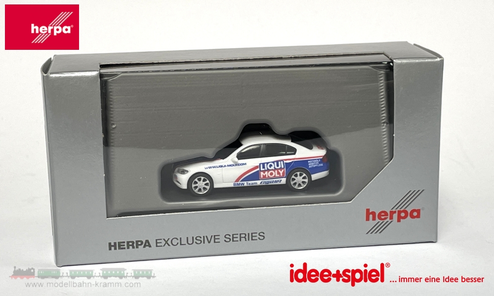 Herpa 950091, EAN 4013150950091: H0/1:87 BMW 3er E90 Limousine Liqui Moly
