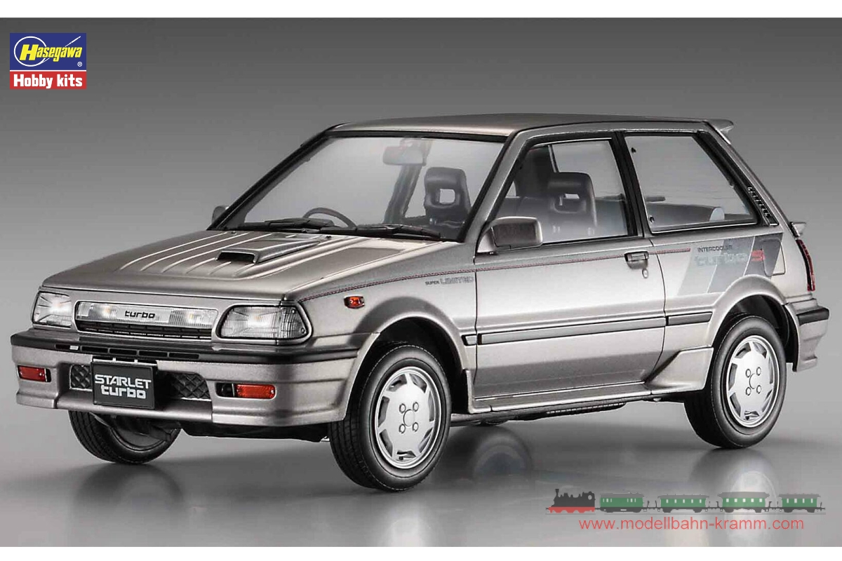 Modellbahn-Kramm: Hasegawa 20473 1/24 Toyota Starlet EP71 Turbo S, only  €39,95