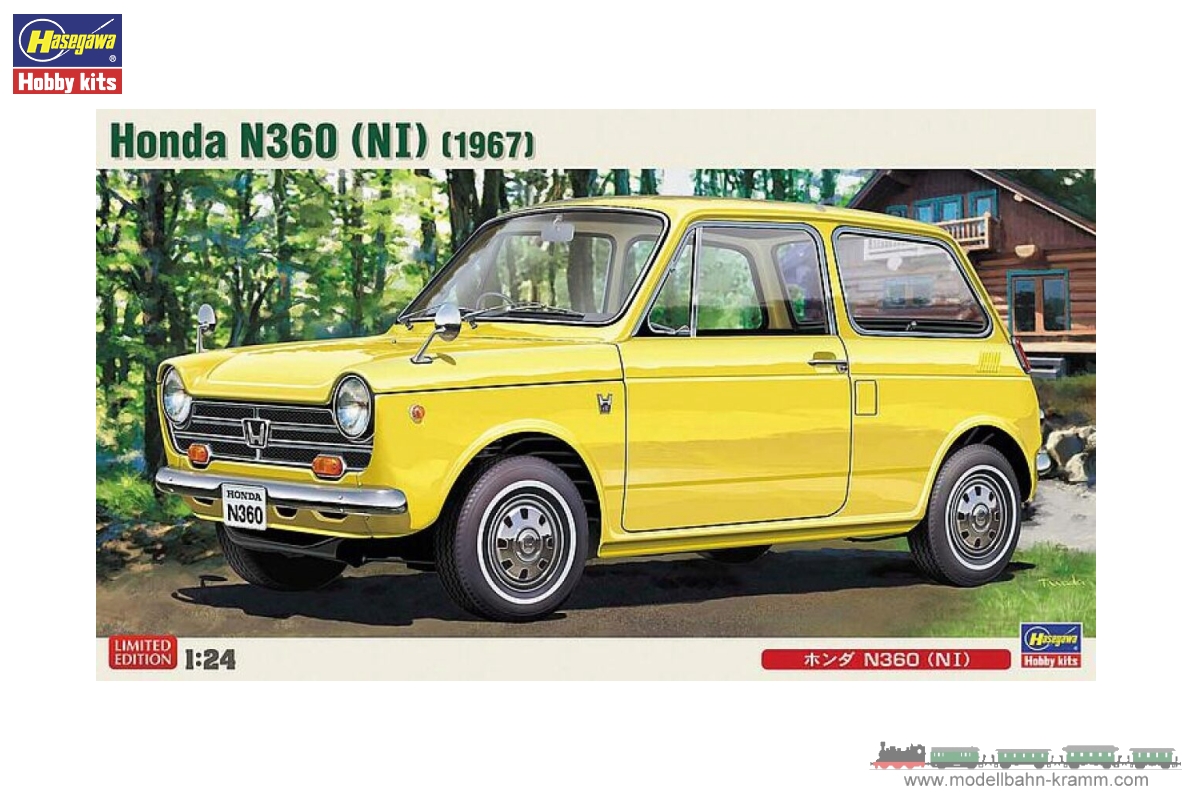 Hasegawa 620285, EAN 4967834202856: 1:24 Honda N360 (NI) 1967