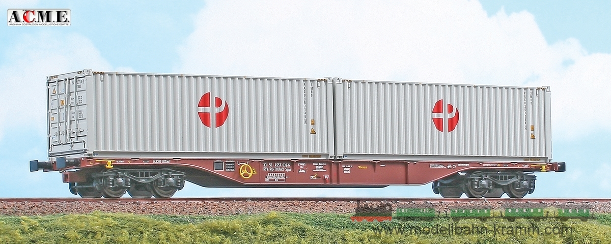 H0, Containertragwagen Sgnss TOUAX, Paganella