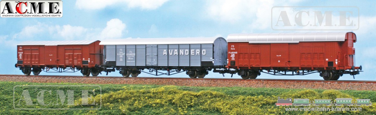 H0 DC Güterwagen-Set 3-teilig FS