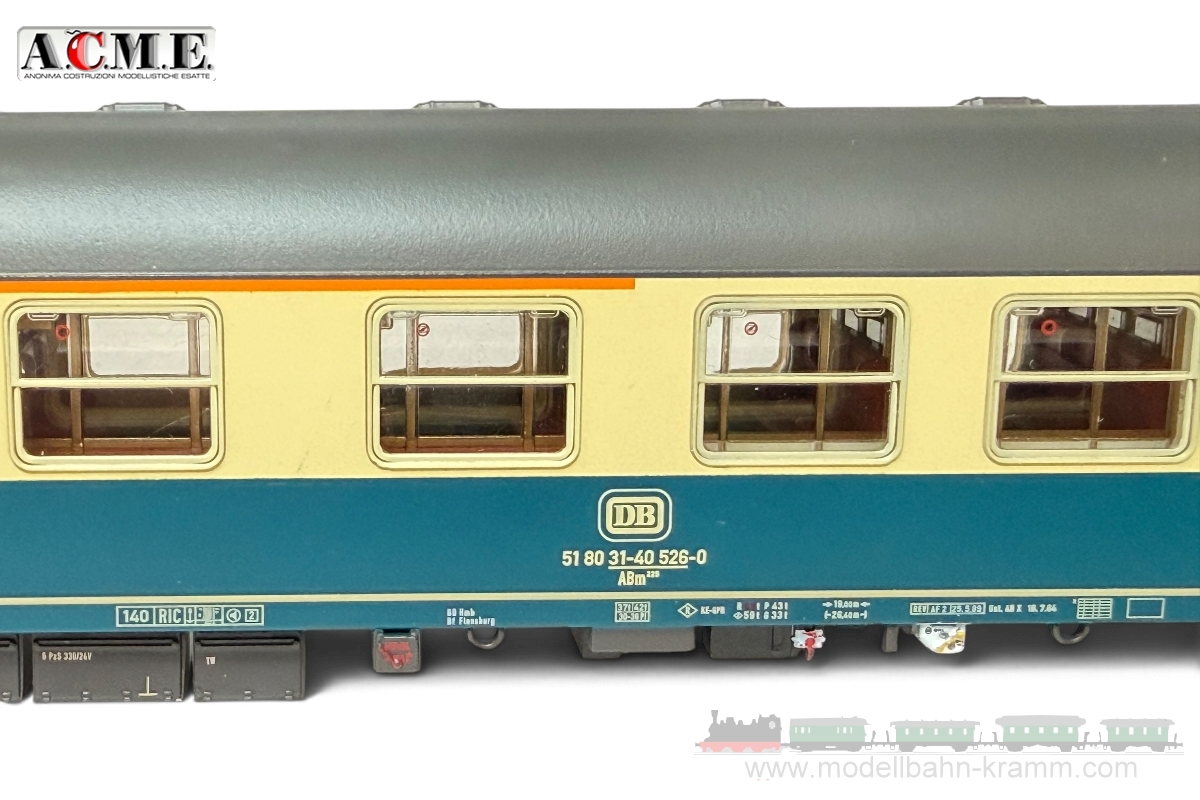 A.C.M.E. 52232, EAN 2000075825315: H0 DC Personenwagen ABm225 1./2.Kl. Ep.4, DB