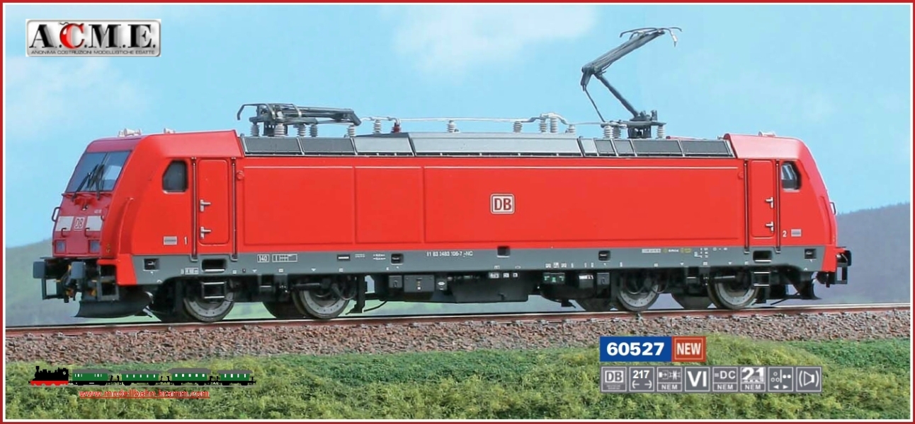 A.C.M.E. 60527, EAN 8020200605272: H0 DC analog Elektrolokomotive BR 483 106 der DB Cargo Italia