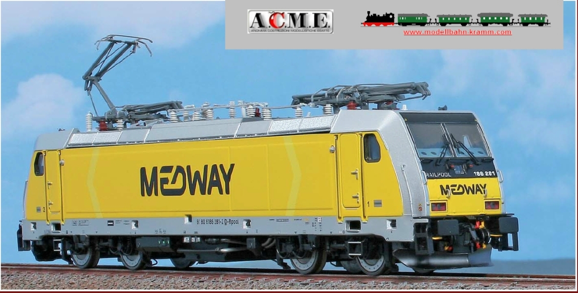 A.C.M.E. 60528, EAN 8020200605289: H0 DC analog E-Lok BR 186 Medway