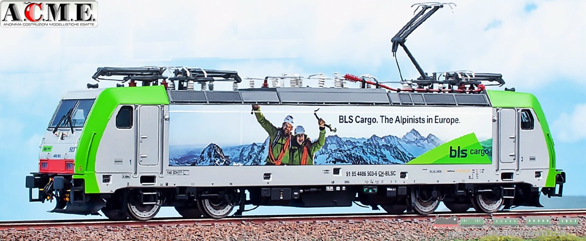 H0 DC analog E-Lok Traxx DC3 486 503 BLS Cargo