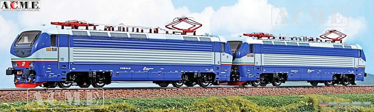 H0 DC analog 2er Set E 402 116 + E 402 172 Trenitalia