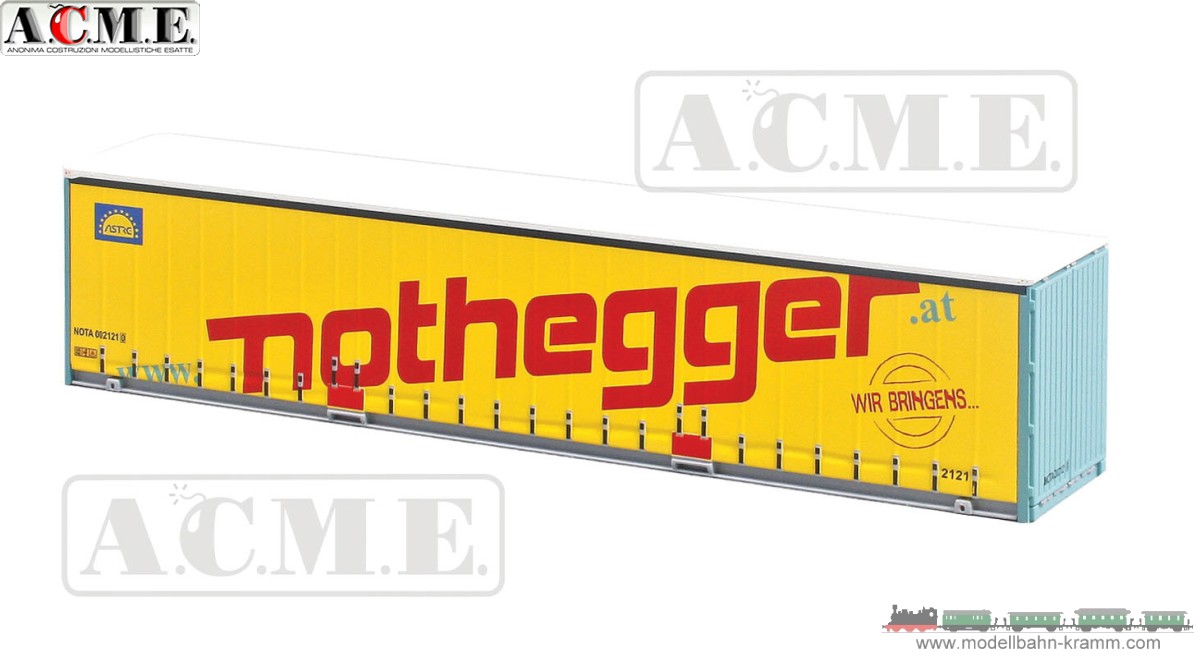 H0 Wechselbehälter mit Plane Nothegger