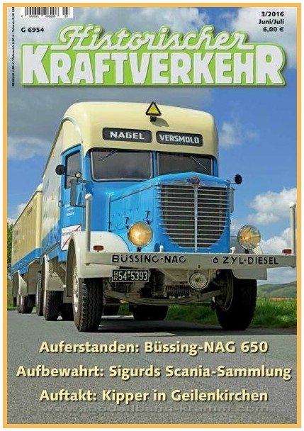 Historischer Kraftverkehr 16.1003, EAN 2000008591775: Historischer Kraftverk 03/2016