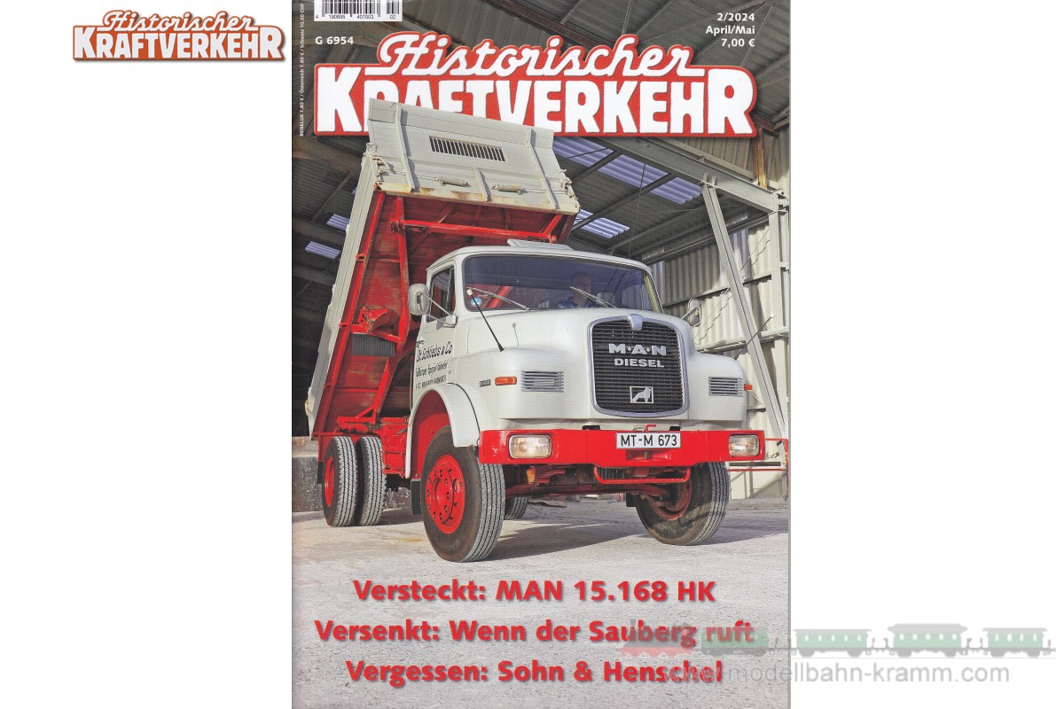 Historischer Kraftverkehr 24.1002, EAN 2000075649256: Historischer Kraftverkehr Ausgabe 02/24